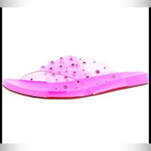 JESSICA SIMPSON TISLIE OPEN-TOE SLIP-ON SLIDE SANDALS (NWT)